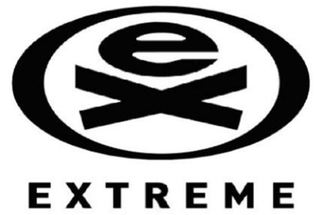 black and white Extreme logo