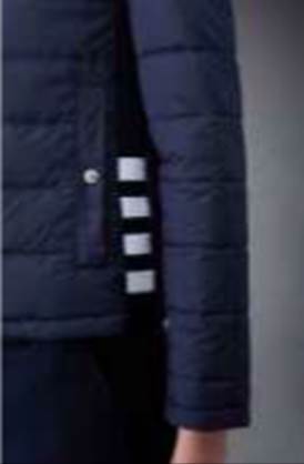 A close-up of a jacket

Description automatically generated