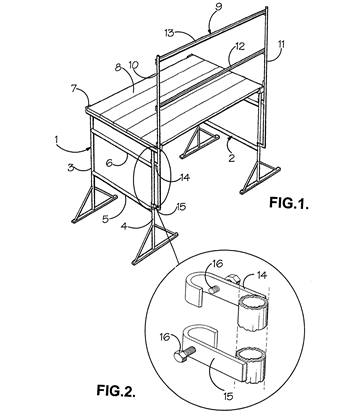 A drawing of a desk

Description automatically generated